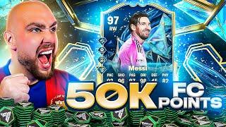 TOTS 97 MESSI! 50K FC Points DECIDES MY TEAM!