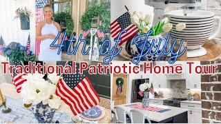 4TH OF JULY HOME TOUR!! | TRADITIONAL PATRIOTIC HOME TOUR | NEW HOME