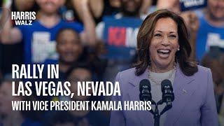 Vice President Kamala Harris Live from Las Vegas, Nevada Campaign Rally