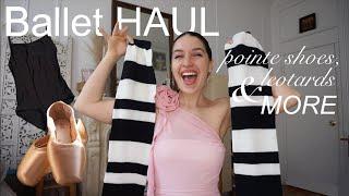 🩰 DANCEWEAR HAUL! trying on everything in my closet (BALLET EDITION) leotards, warm ups & more!