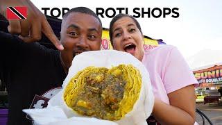 Trying The Best ROTI SHOPS in Trinidad!  Foodie Nation x Rochelle Chedz