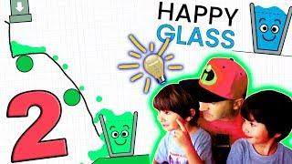 HAPPY GLASS DANI Y EVAN MEJORAN!!  a LLENAR EL VASO de AGUA juegos y aplicaciones para niños