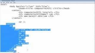 HTML Tutorials - Part 3 HD