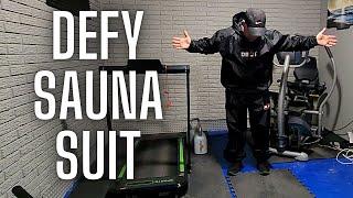 Defy Sauna Suit Before and After Workout