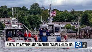 Small plane crashes into Long Island Sound near Branford