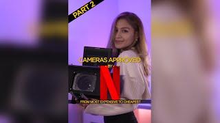 Netflix Aproved Cameras from Most Expensive to Cheapest #Shorts