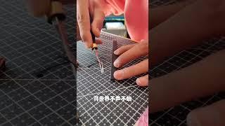 Leather Working, Handmade Smart Tools #shorts #leather #shortvideo