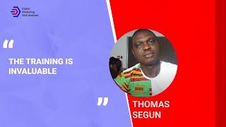 The Training is Invaluable  - Thomas Segun