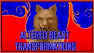 Altered Beast - All Transformations || Altered Beast (Arcade)