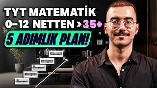 TYT MATEMATİKTE 0-12'DEN 35+ NETLERE  | #yks #yks2025