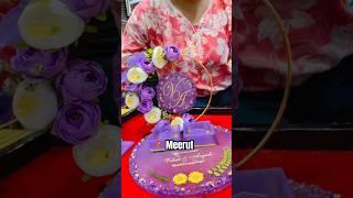 Resin Art Ring Platter for engagement  #resinart  #customized #shorts #meerut #viralvideo #explore