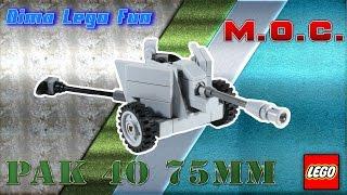 Lego MOC #59 Pak-40 75mm Instruction - Лего самоделка Пак-40 75мм Инструкция