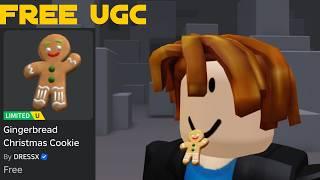 Free UGC Limited! How To Get Gingerbread Christmas Cookie In UGC Limited Codes | Roblox | Free UGC