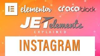 Instagram | JetElements | Crocoblock | Elementor Add-On