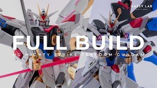 HG MIGHTY STRIKE FREEDOM GUNDAM | Full Build | Gunpla Custom