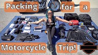 What to Pack for a Motorcycle Trip!