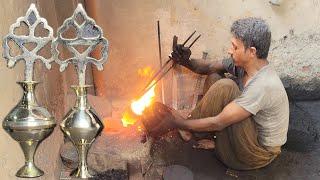 How they Built Brass Surma Dani (Kohl Holder) in a Brass foundry