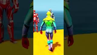 GTA 5 Epic Spiderman Ragdolls | Jumps / Fails ep.09 #shorts