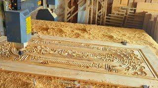 This wooden door design is very beautiful/2D This door design is an updated model/CNC machine design