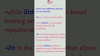 InterView Questions  Preethi DevOps | What is the difference between Git and GitHub?  #preethidevops