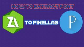 How to extract font to pixellab tutorial[Vandy Design]