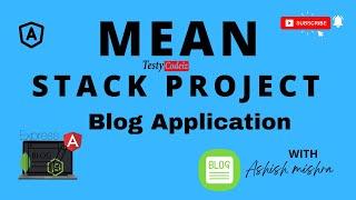 Mean Stack Project from Scratch, Angular 15 blog Application using MEAN Stack with Testycodeiz