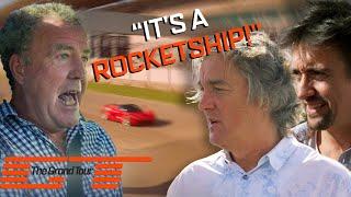 Clarkson, Hammond & May's EPIC Race: McLaren P1 vs Porsche 918 vs Ferrari LaFerrari | The Grand Tour