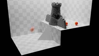 Blender Molecular Addon: Castle by Pyroevil