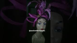 #fascinator made for a Xandis Queen #xandismillinerycrafts #milliner #motherofthebride  #bridal #diy
