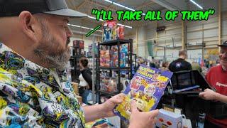 Going BANKRUPT At The Biggest Vintage Toy Fair In The Netherlands!