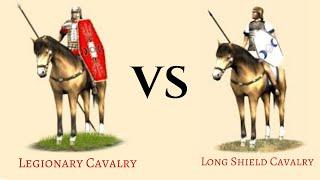 ROME TOTAL WAR REMASTERED: Long Shield Cavalry VS Legionary Cavalry