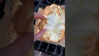 2 INGREDIENT egg white bread! #lowcarb #eggwhites #proteinrecipes #lowcarbrecipe #paleo #ketobread