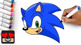 How To Draw Sonic the Hedgehog for Beginners