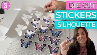 How to Make Die Cut Stickers: Silhouette CAMEO Tutorial