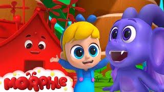 Flying Red House! | Morphle and Gecko's Garage - Cartoons for Kids | Kids Entertainment