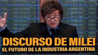 MILEI LA ROMPIÓ EN SU DISCURSO ANTE EMPRESARIOS DE LA INDUSTRIA ARGENTINA | URGENTE MILEI