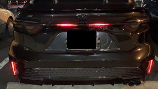 Toyota Corolla LED Tron Tail Light Animation