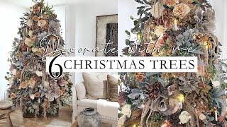 6 Christmas Trees - Decorate with me