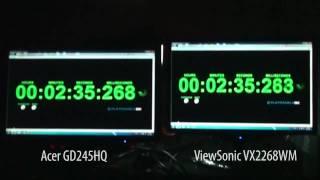 Acer GD245HQ vs ViewSonic VX2268WM Input Lag