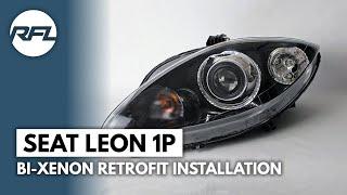 Seat Leon 1P 2005-2009 | Bi-Xenon HID Mini H1 Headlight projector Upgrade installation