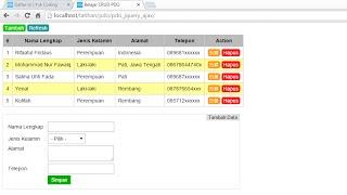 Tambah dan Tampil Data dengan PHP PDO + jQuery AJAX - Part 1 & 2