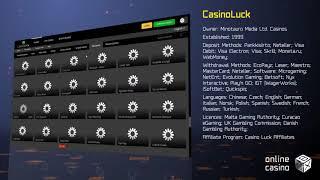 All the tricks of playing in CasinoLuck in the review by OnlineCasinoBOX.net