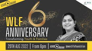 LIVE || Word Life Foundation - 6th Anniversary || Roselind Rex || Elimgrc, Chennai || Aug 20, 2022