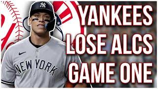 Yankees drop game one due to some bad decisions | The Yankees Avenue Show
