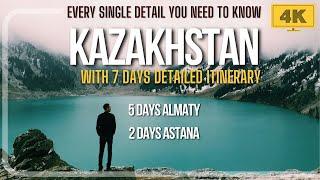 Kazakhstan 7 Days Detailed Itinerary 2024 | FREE VISA FOR INDIANS | Almaty & Astana Tour in Budget.