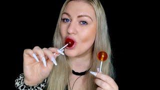 ASMR 2 LOLLIPOPS Taste Test (WHISPERING)