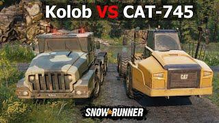 Snowrunner - Caterpillar vs Kolob | Which off road truck is better?