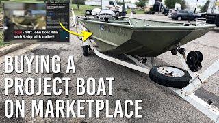 Buying My Next Project Boat | Lowe 1448 Jon Boat Build ep.1