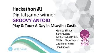 MED GAIMS - Lebanon Hackathon 1 - Digital Game Winner - Groovy Antoid