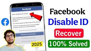 how to recover disabled facebook account | disabled facebook account recovery 2025